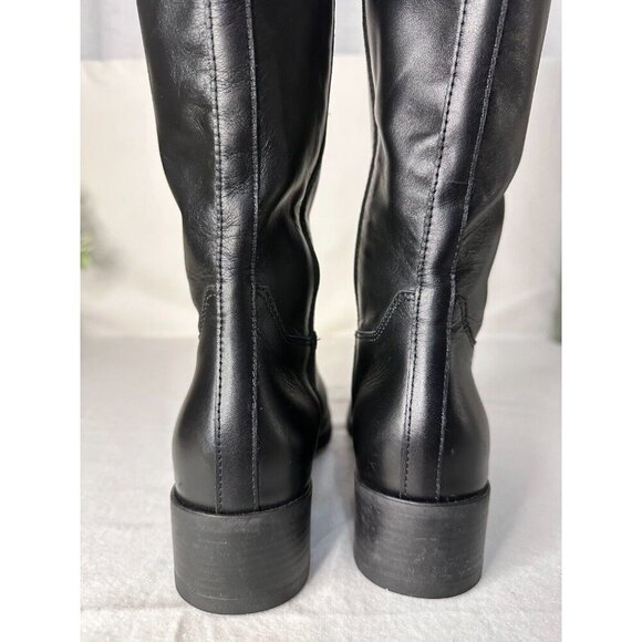 La Canadienne Passion Black Leather Ridding Boots Women's 5 Equestrian knee High - Picture 12 of 16